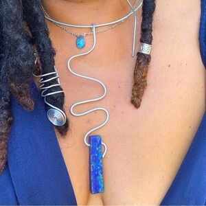 Lapis Vine Choker
